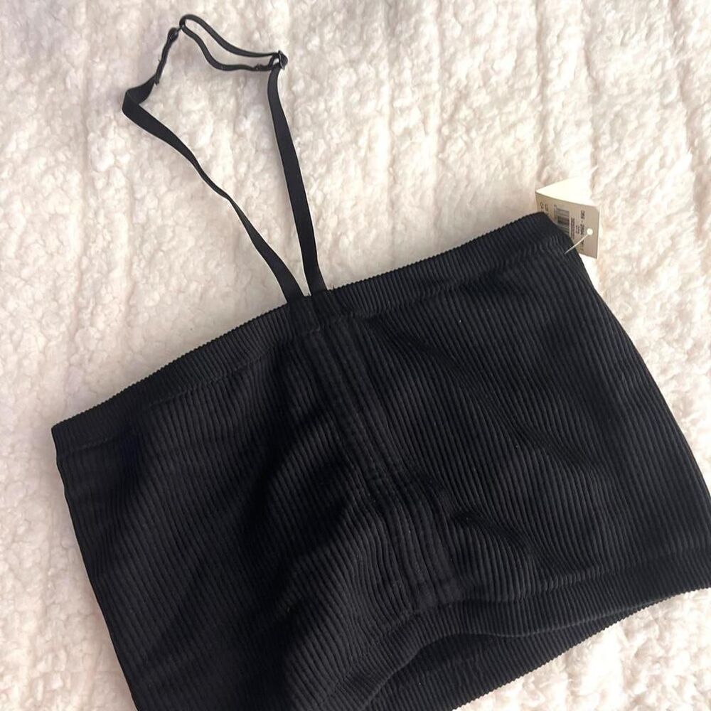 Aerie Women's Black Crop-top - Picture 5 of 6